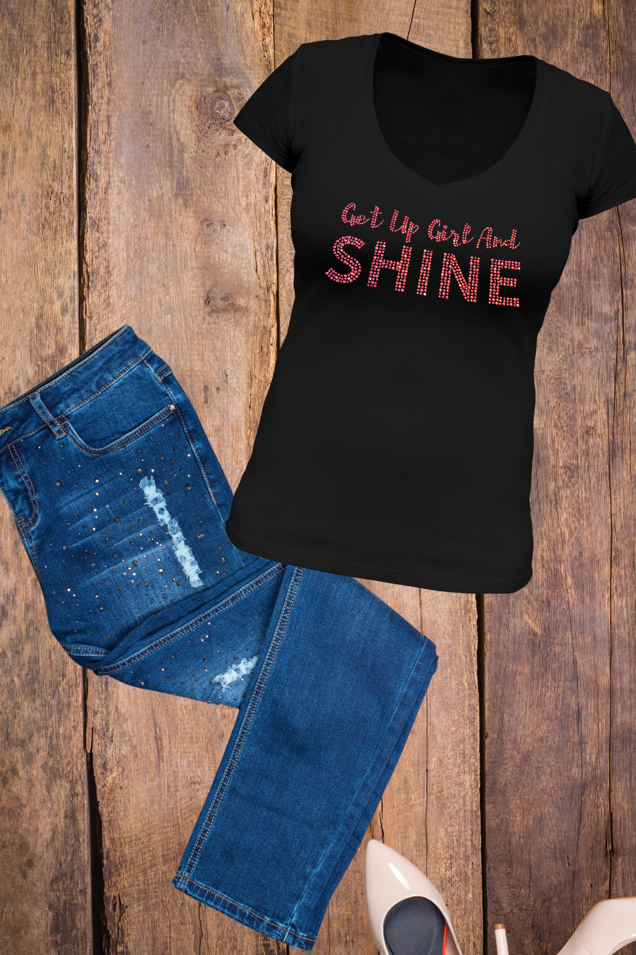 The "Get Up Girl and Shine" Affirmation Tee